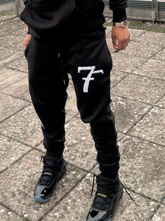 PG Black Cuffed Joggers