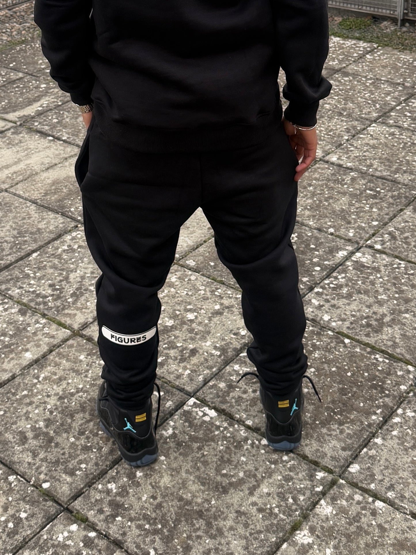 PG Black Cuffed Joggers