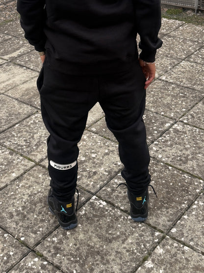 PG Black Cuffed Joggers