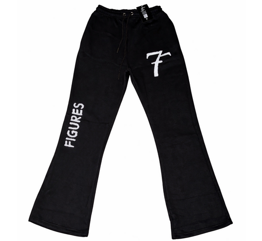 PG Black Flared Joggers