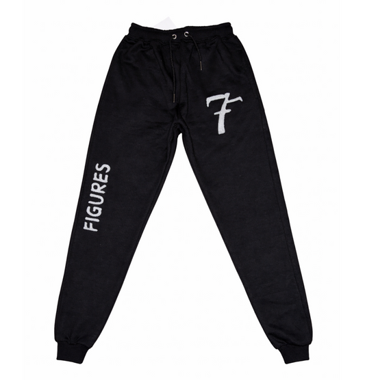 PG Black Cuffed Joggers